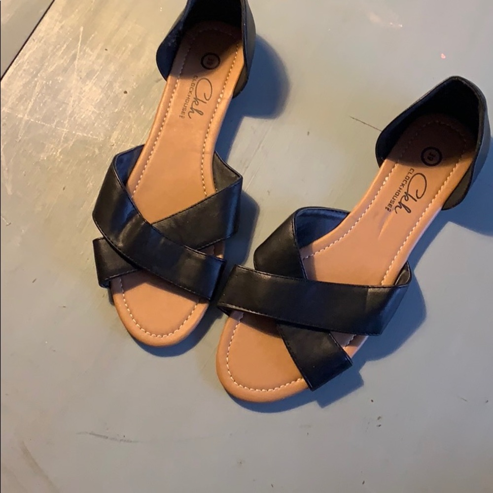 Black sandals